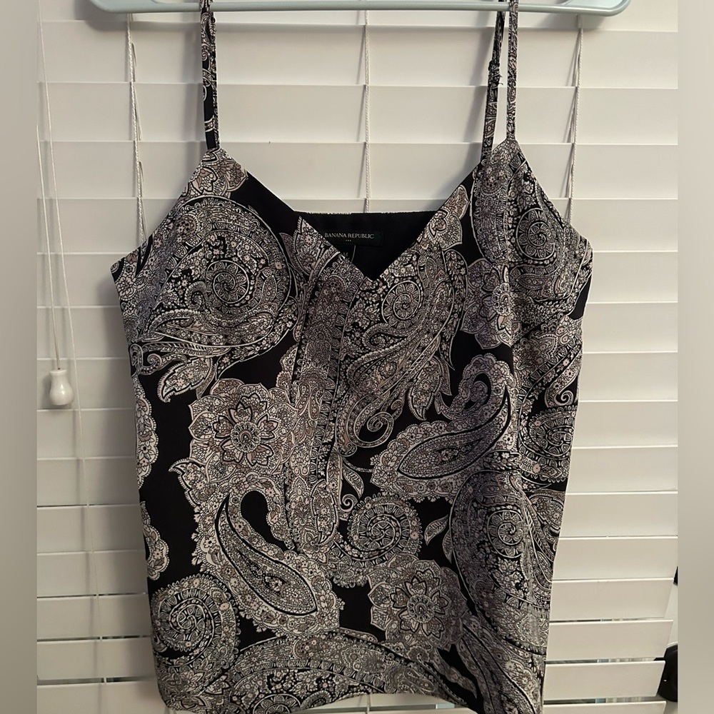 Paisley/ Bandanna Silk Tank